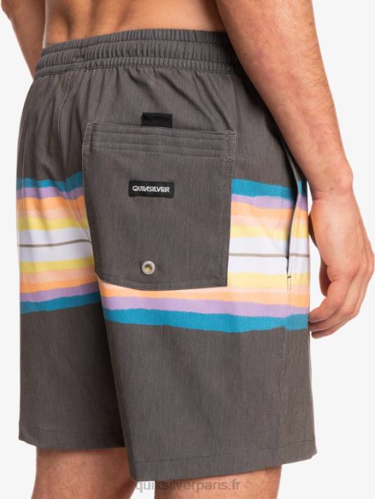 Hommes Quiksilver teinte de résine pcs 17 volées D6PT1271 macadam