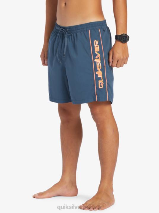 Hommes Quiksilver tous les jours vert 16 volées D6PT699 La marine de minuit