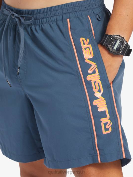 Hommes Quiksilver tous les jours vert 16 volées D6PT699 La marine de minuit