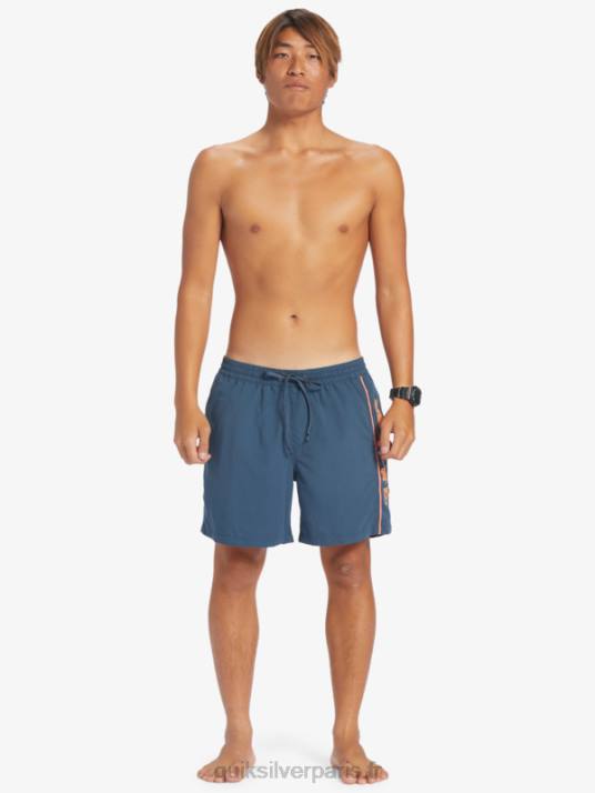 Hommes Quiksilver tous les jours vert 16 volées D6PT699 La marine de minuit