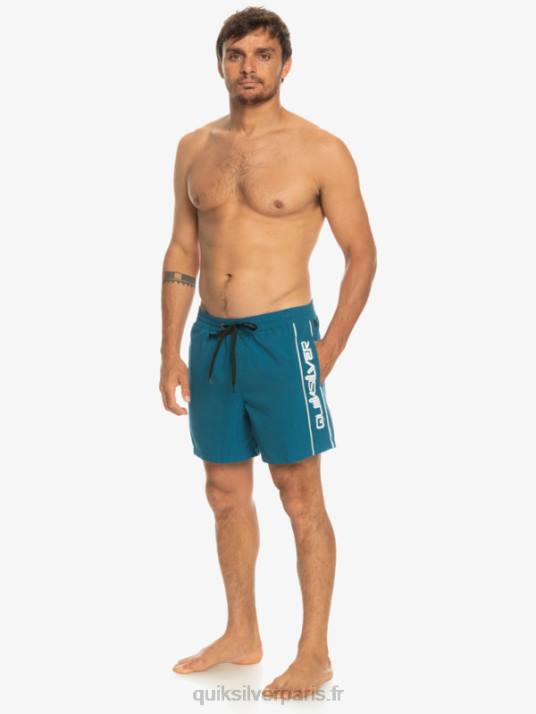 Hommes Quiksilver tous les jours vert 16 volées D6PT701 bleu marocain