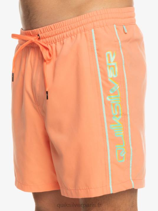 Hommes Quiksilver tous les jours vert 16 volées D6PT703 saumon frais