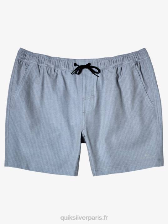 Hommes Quiksilver waterman after surf stretch 20 boardshort amphibie D6PT955 gris clair chiné