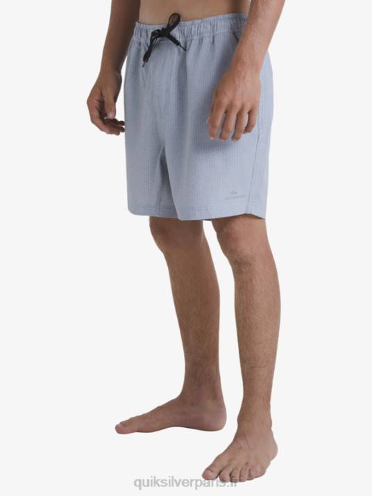Hommes Quiksilver waterman after surf stretch 20 boardshort amphibie D6PT955 gris clair chiné