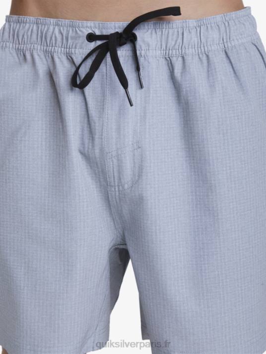 Hommes Quiksilver waterman after surf stretch 20 boardshort amphibie D6PT955 gris clair chiné