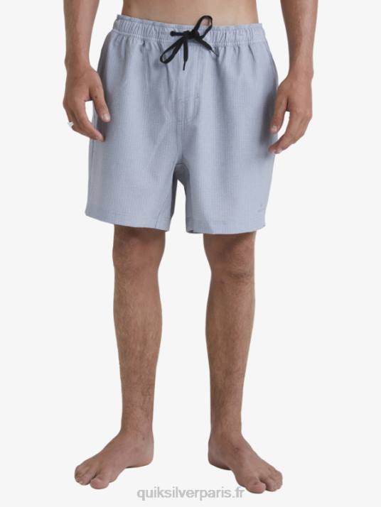 Hommes Quiksilver waterman after surf stretch 20 boardshort amphibie D6PT955 gris clair chiné