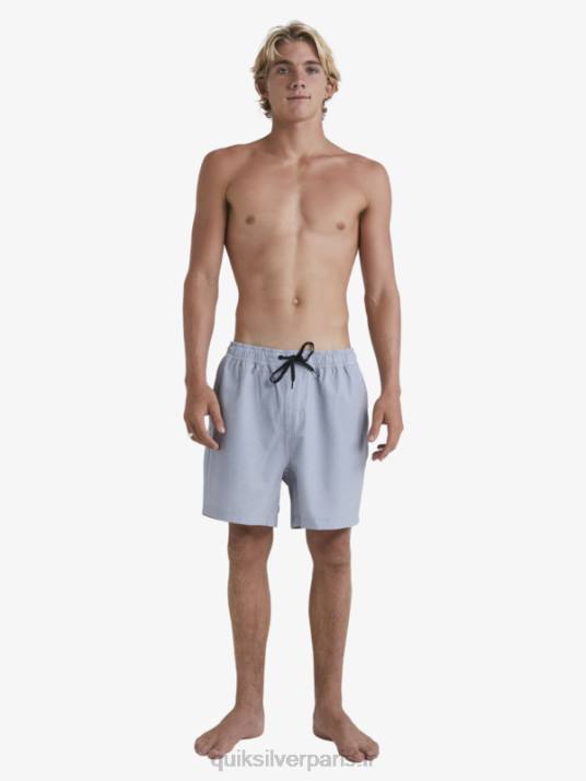 Hommes Quiksilver waterman after surf stretch 20 boardshort amphibie D6PT955 gris clair chiné