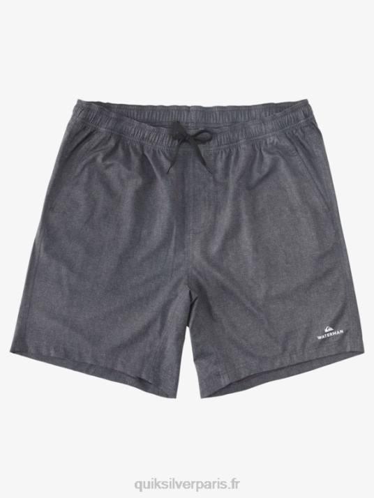 Hommes Quiksilver waterman after surf stretch 20 boardshort amphibie D6PT956 bruyère noire