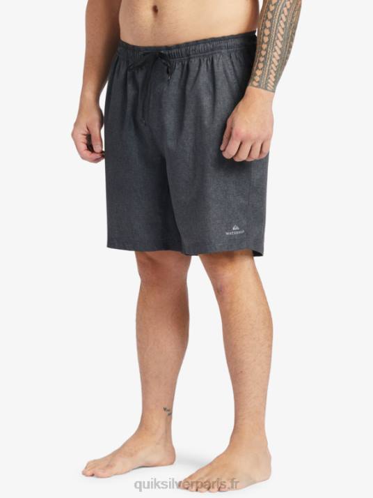 Hommes Quiksilver waterman after surf stretch 20 boardshort amphibie D6PT956 bruyère noire