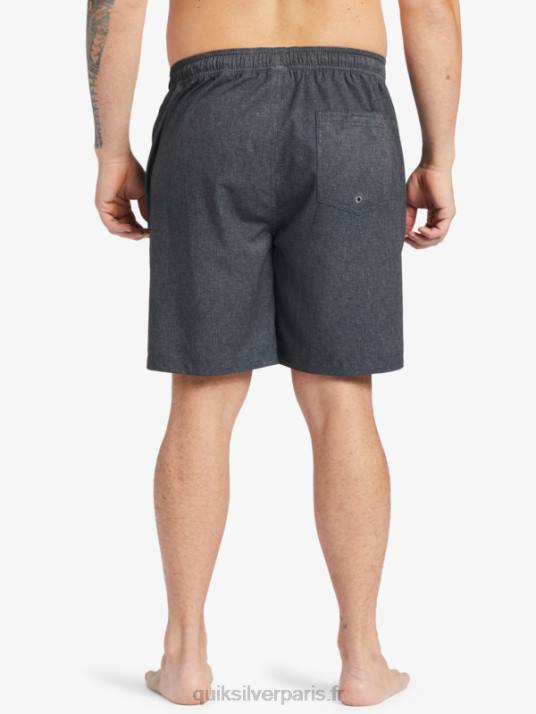 Hommes Quiksilver waterman after surf stretch 20 boardshort amphibie D6PT956 bruyère noire