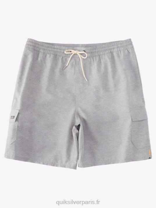 Hommes Quiksilver waterman balance 18 volées D6PT909 gris chiné