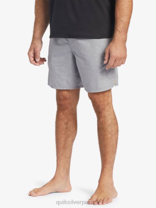 Hommes Quiksilver waterman balance 18 volées D6PT909 gris chiné