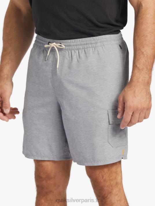 Hommes Quiksilver waterman balance 18 volées D6PT909 gris chiné