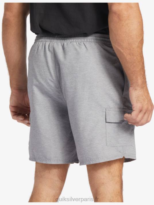 Hommes Quiksilver waterman balance 18 volées D6PT909 gris chiné