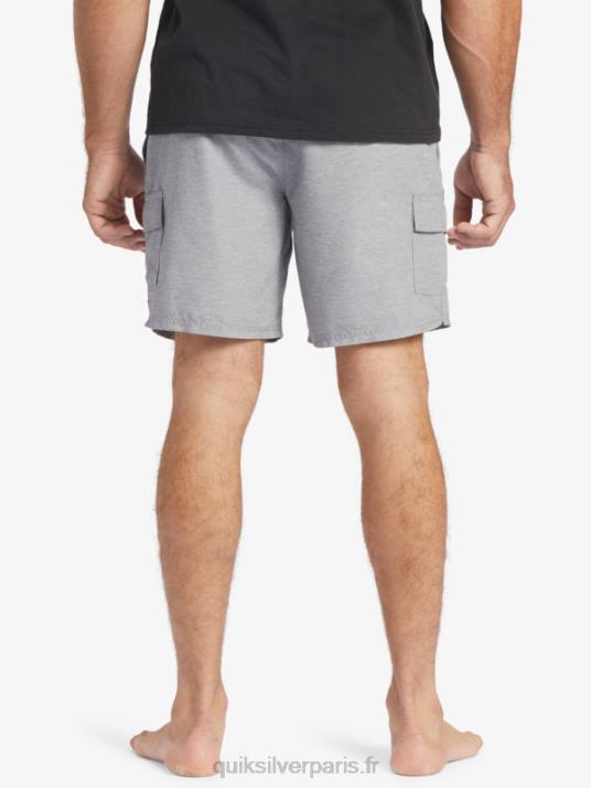 Hommes Quiksilver waterman balance 18 volées D6PT909 gris chiné