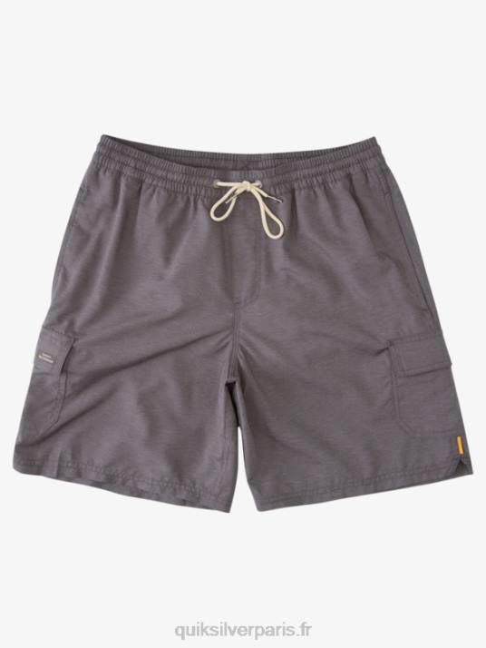Hommes Quiksilver waterman balance 18 volées D6PT910 chiné gris foncé