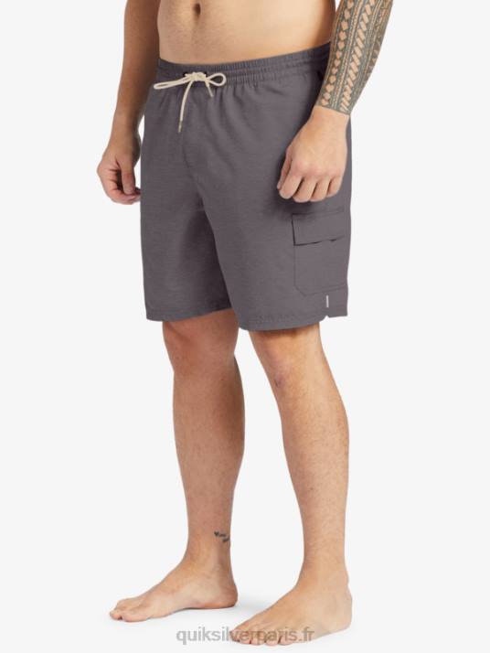 Hommes Quiksilver waterman balance 18 volées D6PT910 chiné gris foncé