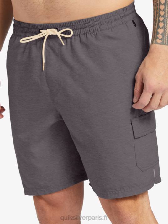 Hommes Quiksilver waterman balance 18 volées D6PT910 chiné gris foncé