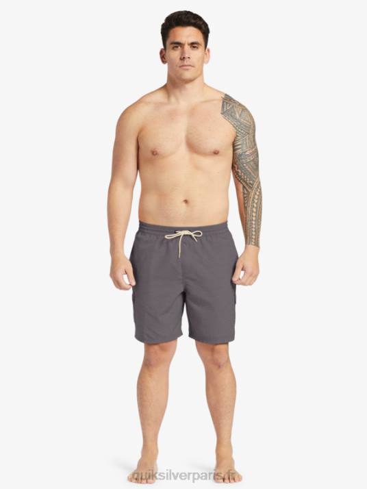 Hommes Quiksilver waterman balance 18 volées D6PT910 chiné gris foncé