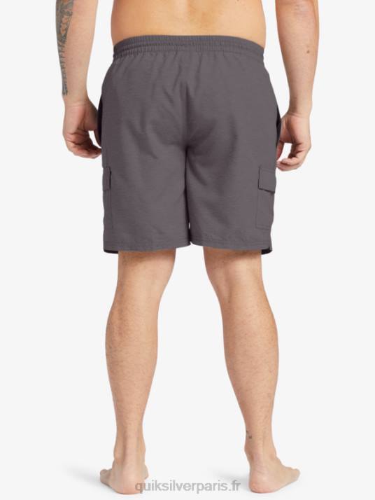 Hommes Quiksilver waterman balance 18 volées D6PT910 chiné gris foncé