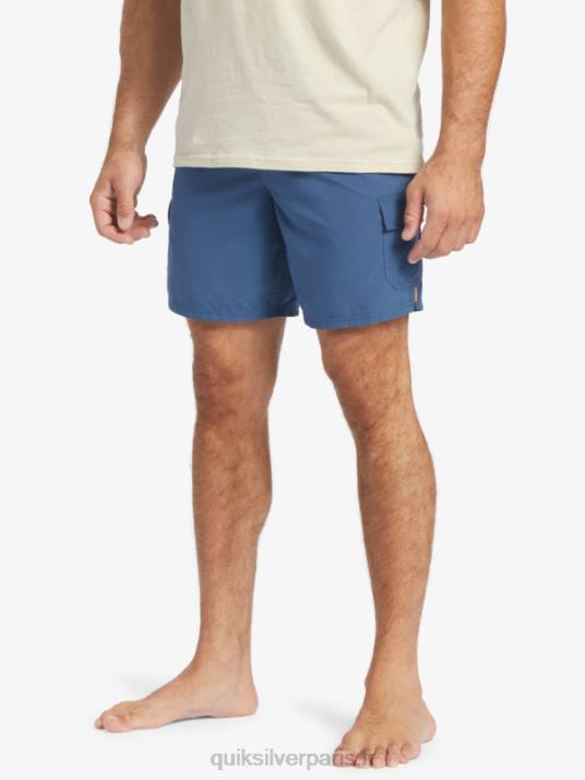 Hommes Quiksilver waterman balance 18 volées D6PT911 enseigne bleu chiné