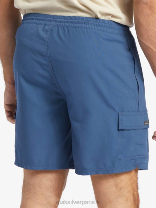 Hommes Quiksilver waterman balance 18 volées D6PT911 enseigne bleu chiné