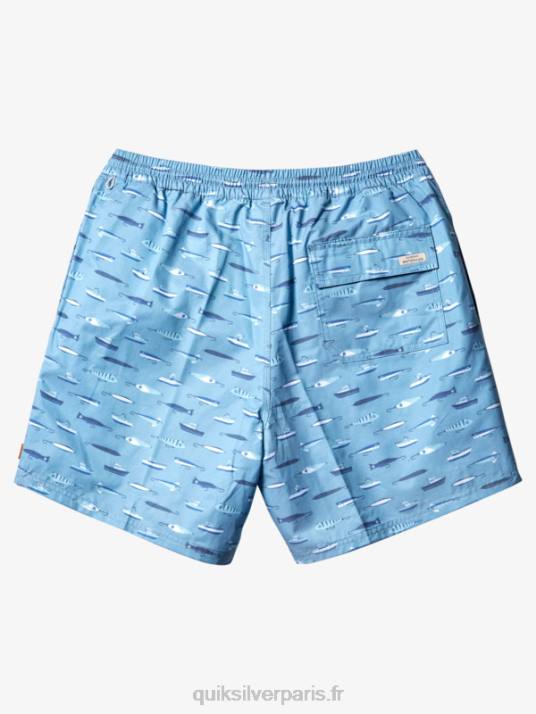 Hommes Quiksilver waterman drag semaine 17 volées D6PT544 semaine de drag bleu crépuscule