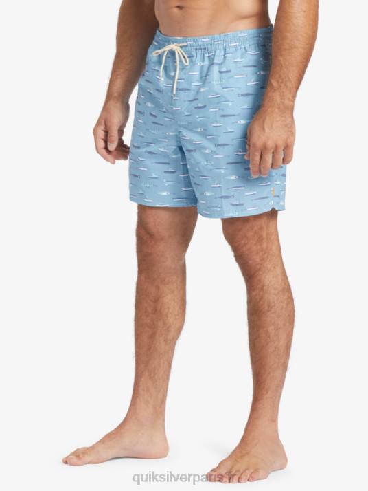 Hommes Quiksilver waterman drag semaine 17 volées D6PT544 semaine de drag bleu crépuscule