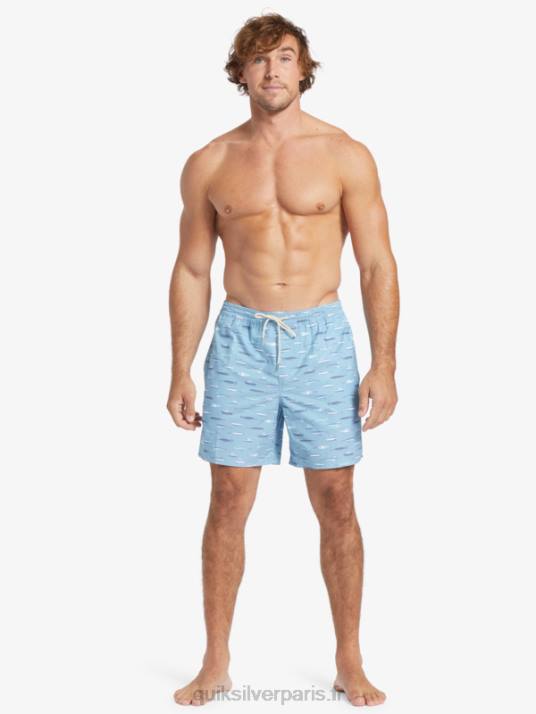 Hommes Quiksilver waterman drag semaine 17 volées D6PT544 semaine de drag bleu crépuscule