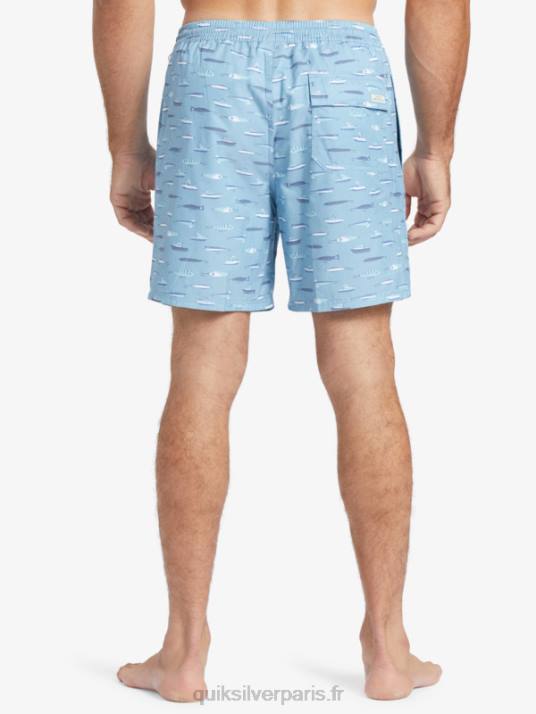 Hommes Quiksilver waterman drag semaine 17 volées D6PT544 semaine de drag bleu crépuscule