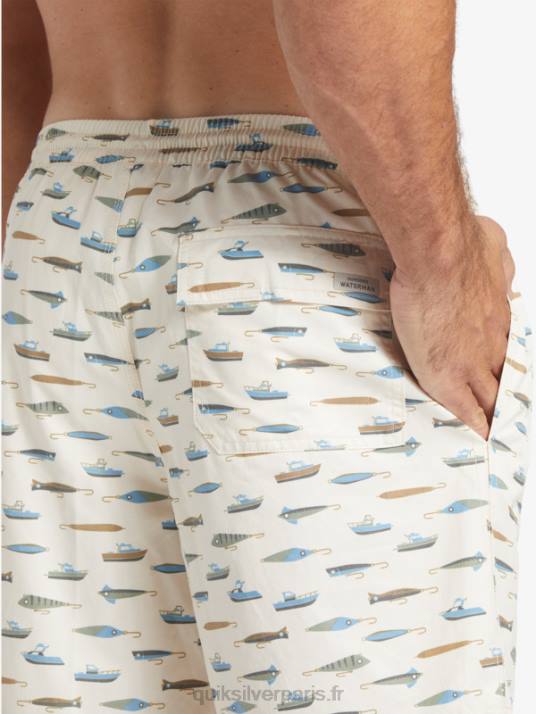 Hommes Quiksilver waterman drag semaine 17 volées D6PT545 thé glisser semaine v