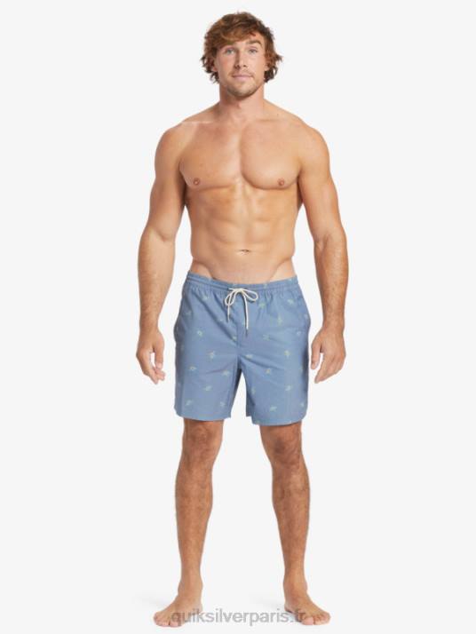 Hommes Quiksilver waterman petites pédales 17 volées D6PT395 enseigne bleue petites pédales v