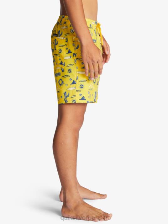 Hommes Quiksilver x Pacifico 17 volées D6PT1763 volley jaune pacifico quik