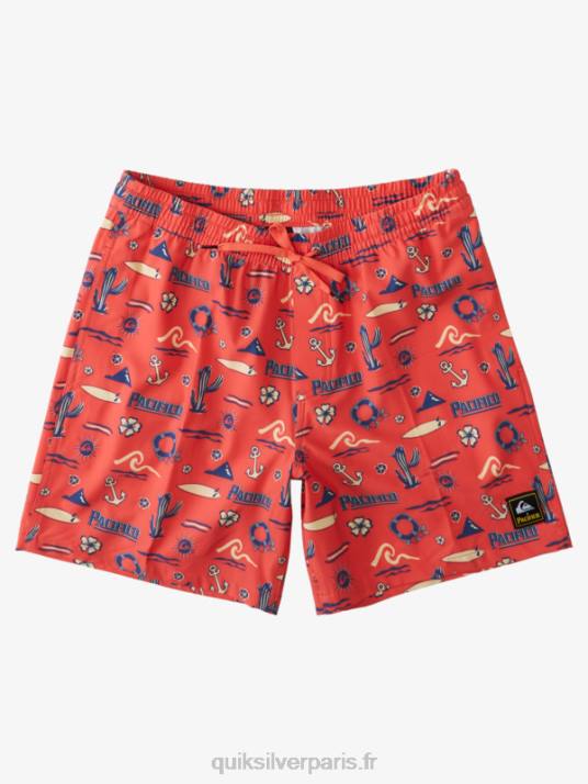 Hommes Quiksilver x Pacifico 17 volées D6PT1764 volley quiksilver pacifico rouge