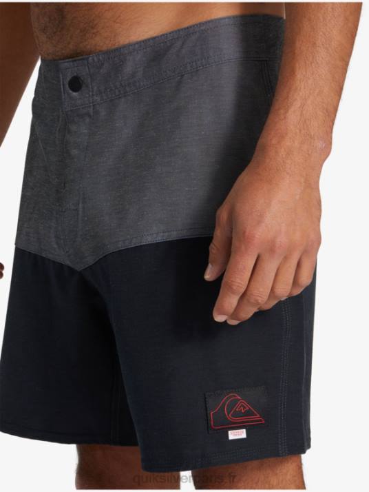 Hommes Quiksilver x Stranger choses butt logo 1986 17 boardshorts D6PT1719 la tête en bas