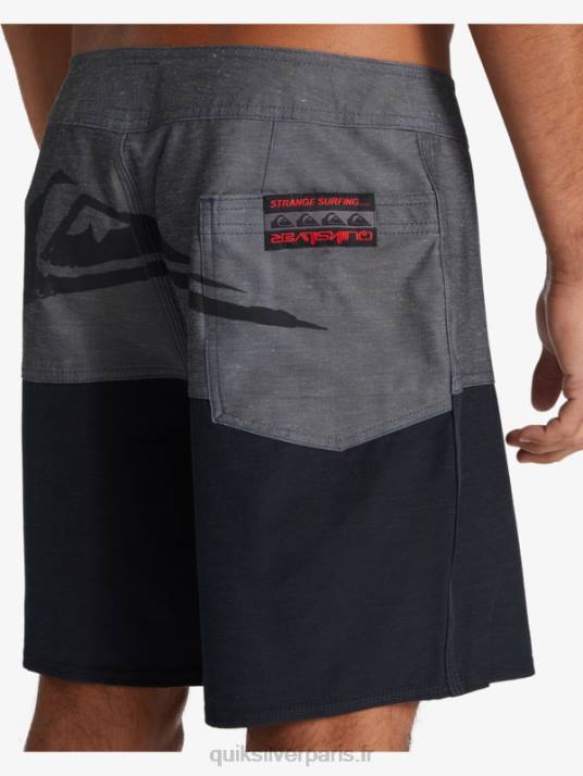 Hommes Quiksilver x Stranger choses butt logo 1986 17 boardshorts D6PT1719 la tête en bas