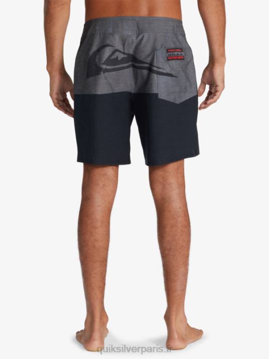 Hommes Quiksilver x Stranger choses butt logo 1986 17 boardshorts D6PT1719 la tête en bas
