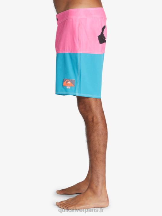 Hommes Quiksilver x Stranger choses butt logo 1986 17 boardshorts D6PT1720 collines de lénora