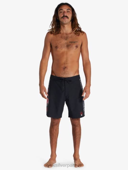Hommes Quiksilver x Stranger choses originales arc 1986 18 boardshorts D6PT1786 la tête en bas