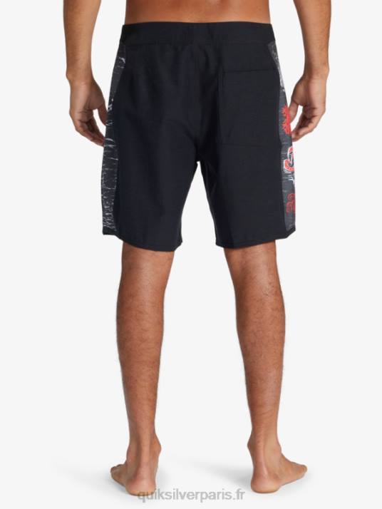 Hommes Quiksilver x Stranger choses originales arc 1986 18 boardshorts D6PT1786 la tête en bas