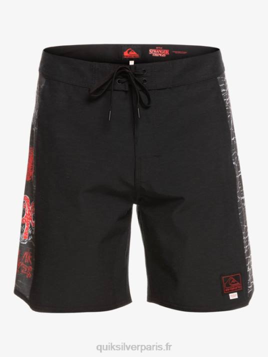 Hommes Quiksilver x Stranger choses originales arc 1986 18 boardshorts D6PT1786 la tête en bas