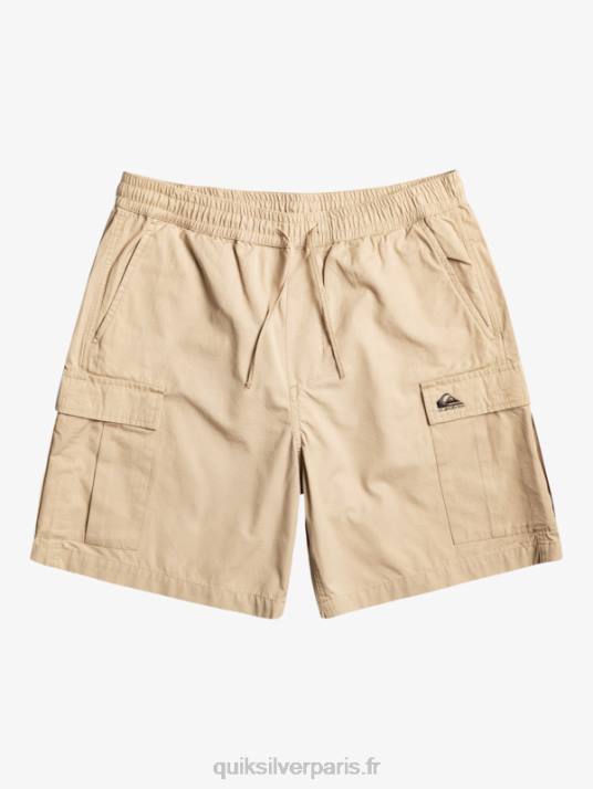 Hommes Quiksilver cargo taxer taille élastique 19 shorts D6PT1009 plage