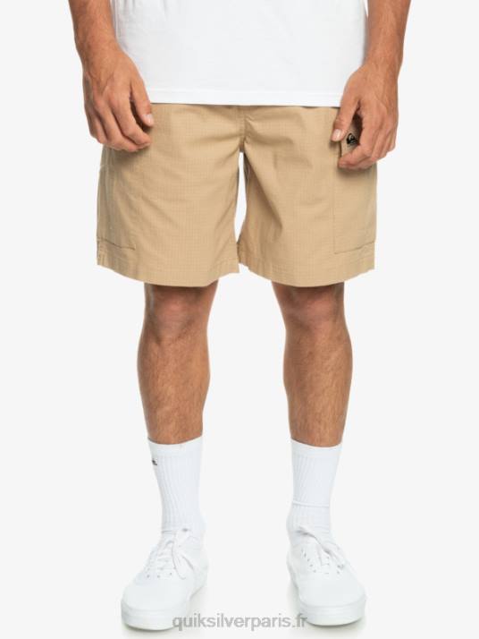 Hommes Quiksilver cargo taxer taille élastique 19 shorts D6PT1009 plage