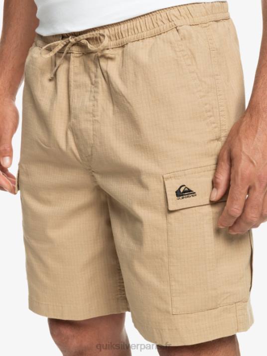 Hommes Quiksilver cargo taxer taille élastique 19 shorts D6PT1009 plage