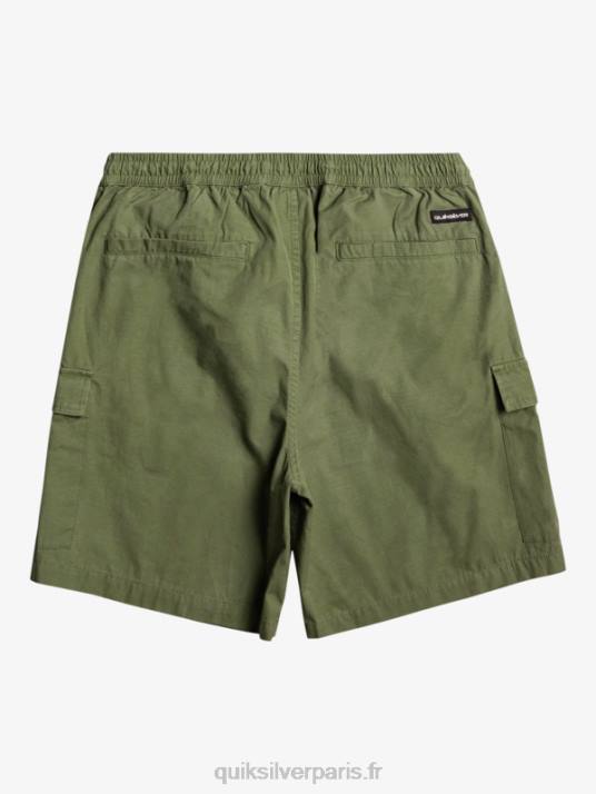 Hommes Quiksilver cargo taxer taille élastique 19 shorts D6PT1010 trèfle à quatre feuilles