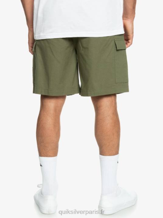 Hommes Quiksilver cargo taxer taille élastique 19 shorts D6PT1010 trèfle à quatre feuilles