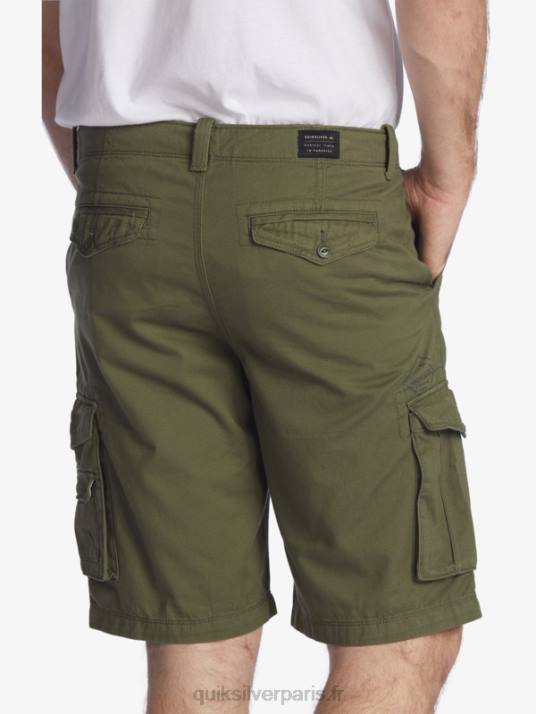 Hommes Quiksilver crucial battle 21 short cargo D6PT1523 trèfle à quatre feuilles