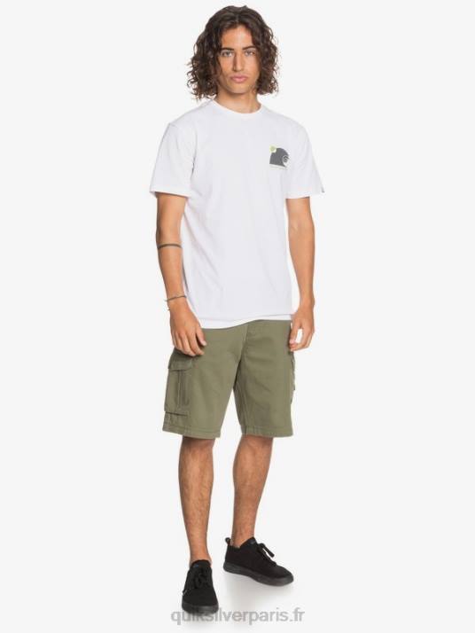 Hommes Quiksilver crucial battle 21 short cargo D6PT1523 trèfle à quatre feuilles