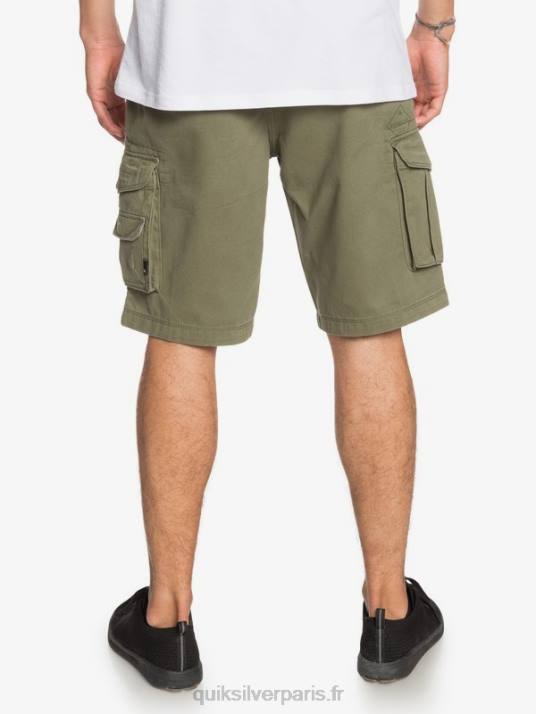 Hommes Quiksilver crucial battle 21 short cargo D6PT1523 trèfle à quatre feuilles