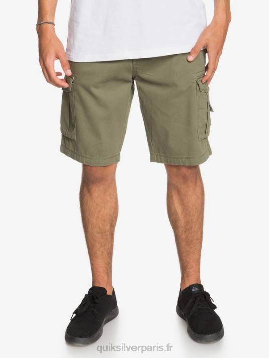 Hommes Quiksilver crucial battle 21 short cargo D6PT1523 trèfle à quatre feuilles